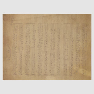 Papel De Seda Design 10 da Série Música e Rosas