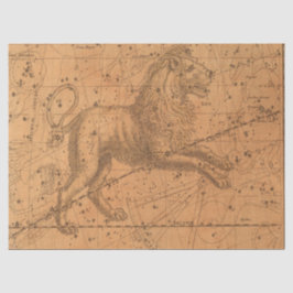 Papel De Seda Design 11 do Mapa de Galáxia Antiquado