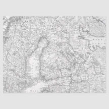 Design 12 da série Map digital preto e branco