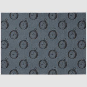 Papel De Seda Design 12 da Série Náutica Escura
