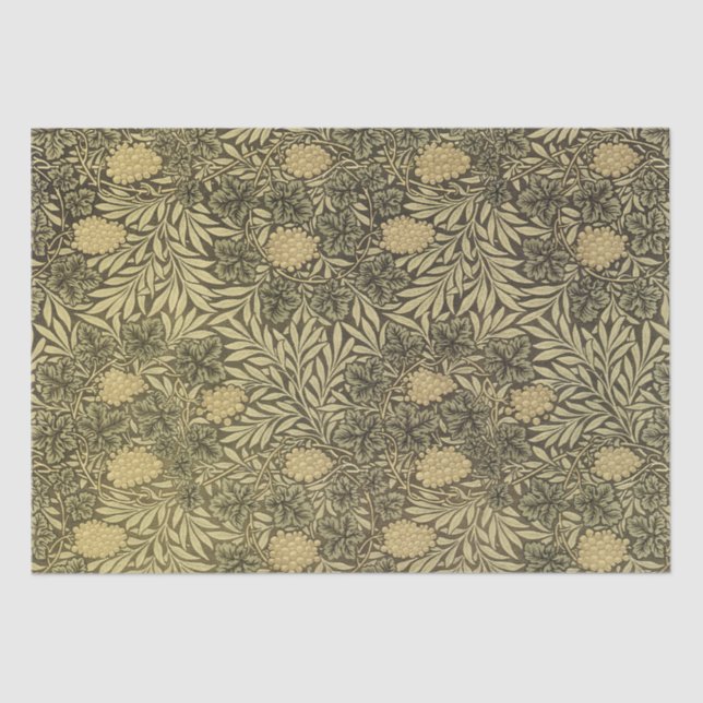 Papel De Seda Design #12 de William Morris (Frente )