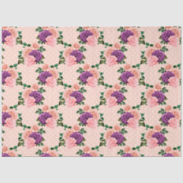 Papel De Seda Design 13 da série Pêssego, Rosa e Lavanda