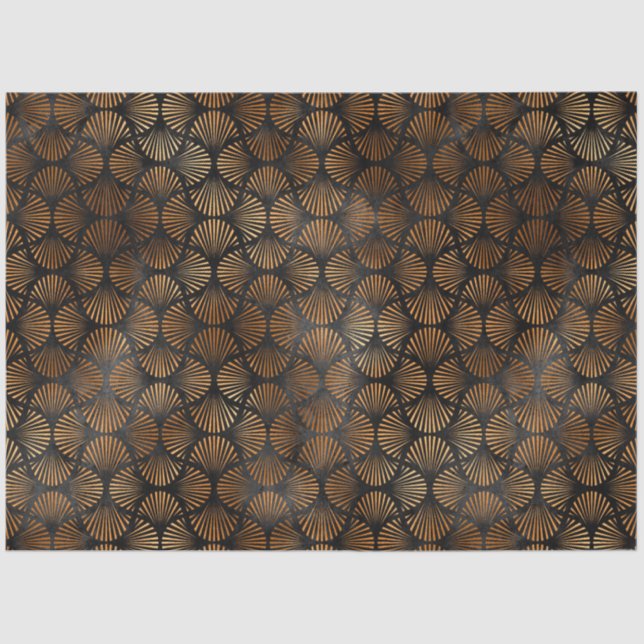 Papel De Seda Design 13 da Série Tigre de Cobre (Frente )