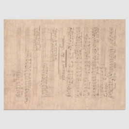 Papel De Seda Design 14 da Série Música e Rosas