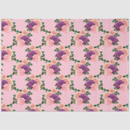 Papel De Seda Design 14 da série Pêssego, Rosa e Lavanda