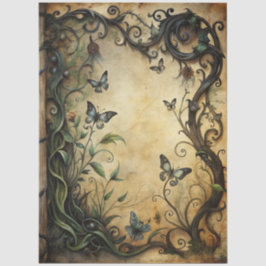 Papel De Seda Design 15 do Diário Gótico