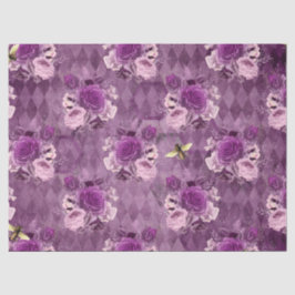 Papel De Seda Design 17 da Série Abelhas Roxas