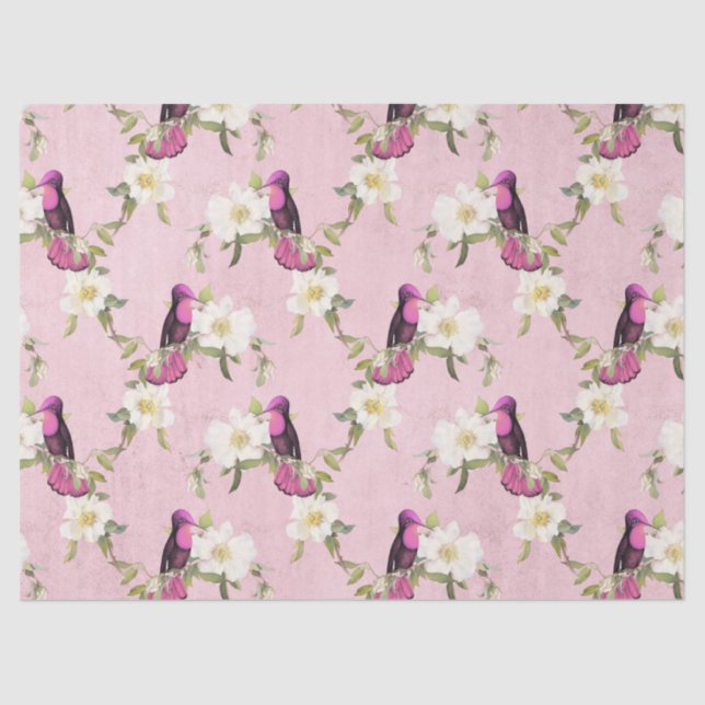 Papel De Seda Design 17 da Série HummingBirds (Frente )