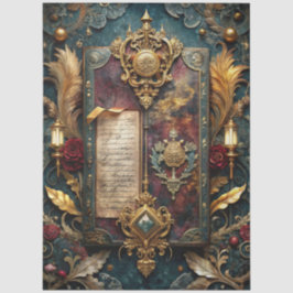 Papel De Seda Design 17 do Diário Gótico