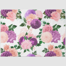 Papel De Seda Design 1 da série Pêssego, Rosa e Lavanda