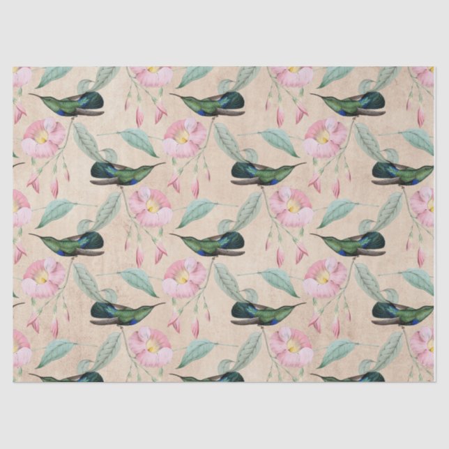 Papel De Seda Design 20 da Série HummingBirds (Frente )