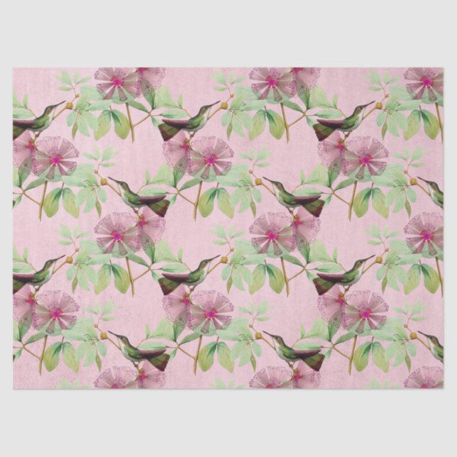 Papel De Seda Design 22 da Série HummingBirds (Frente )