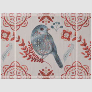 Papel De Seda Design 22 da série natalícia dos Azulejos nórdicos