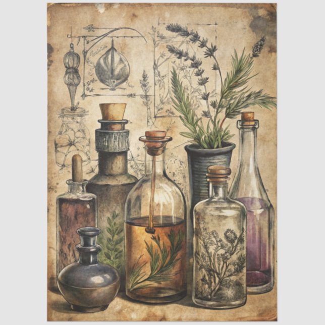 Papel De Seda Design 22 do Diário Gótico (Frente )