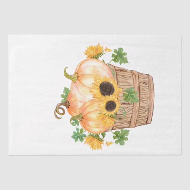 Papel De Seda Design 23 da série de Ação de Graças (Frente )