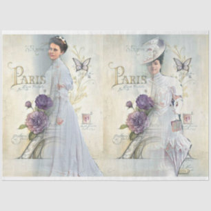 Papel De Seda Design 23 da Série Parisiense Chique