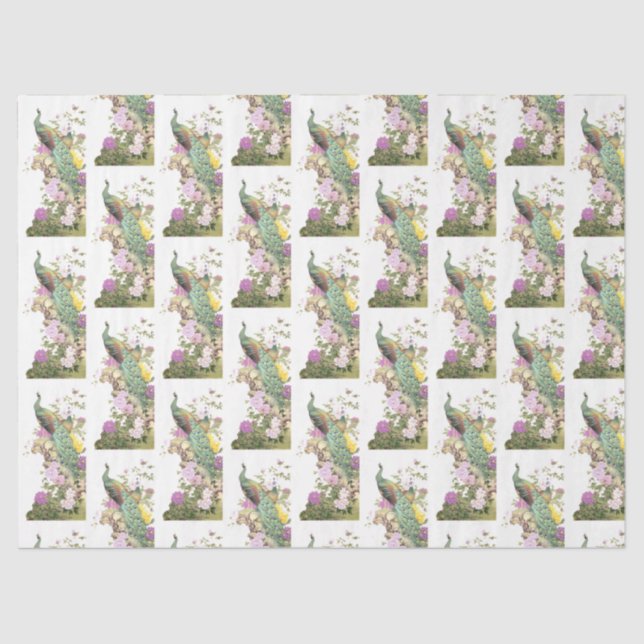 Papel De Seda Design 5 da série Peacock (Frente )