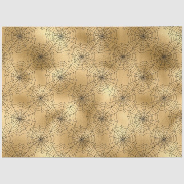 Papel De Seda Design 6 da série Dourada gótica (Frente )