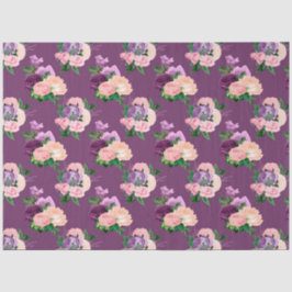 Papel De Seda Design 6 da série Pêssego, Rosa e Lavanda