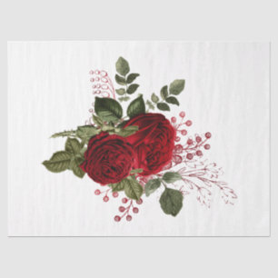 Papel De Seda Design 71 da série Rosa vermelha Bee