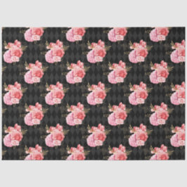 Papel De Seda Design 9 da série rosa e Dourada