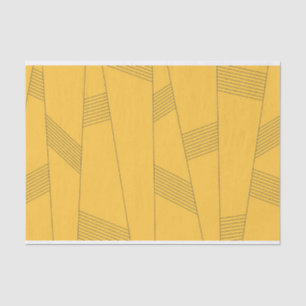 Papel De Seda design abstrato gráfico simples, amarelo, moderno
