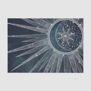 Papel De Seda Design azul de Mandala