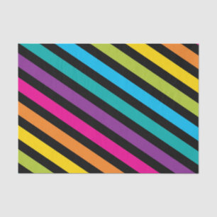 Papel De Seda Design colorido 7 da forma na moda brilhante de