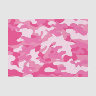 Papel De Seda Design cor-de-rosa e branco de Camo