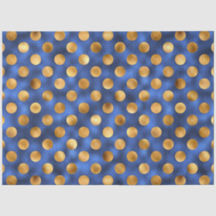 Papel De Seda Design da Série Azul e Dourada de luxo 11
