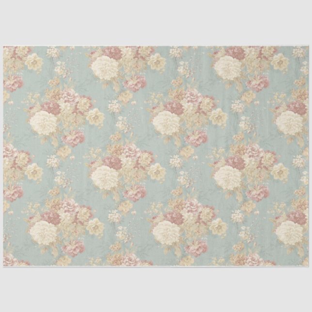 Papel De Seda Design da Série Colagem Shabby Chic 12 (Frente )