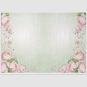 Papel De Seda Design da Série Colagem Shabby Chic 6