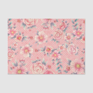 Papel De Seda Design da Série Floral Rosa Meraki 16