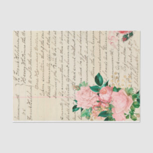 Papel De Seda Design da série Flores e Ephemera nº 6