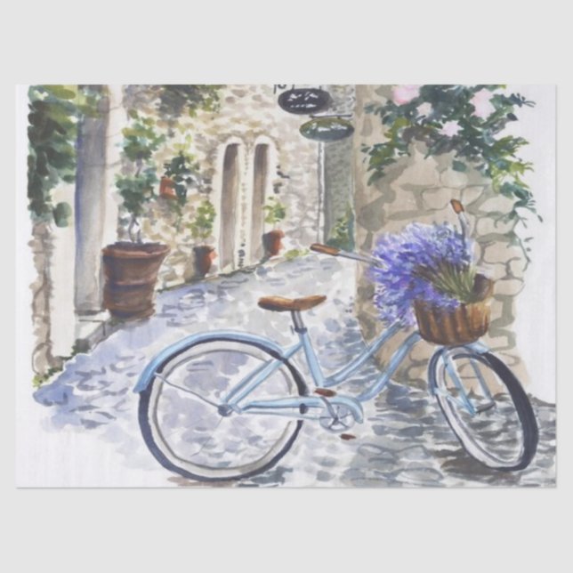 Papel De Seda Design da Série Lilac do chique 20 (Frente )