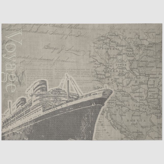 Papel De Seda Design da Série Náutica 18 (Frente )