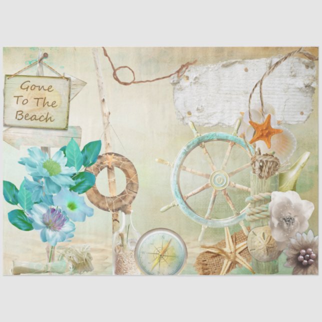 Papel De Seda Design da Série Náutica 2 (Frente )