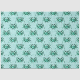 Papel De Seda Design da Série Náutica Lt Azul e Dourada 15