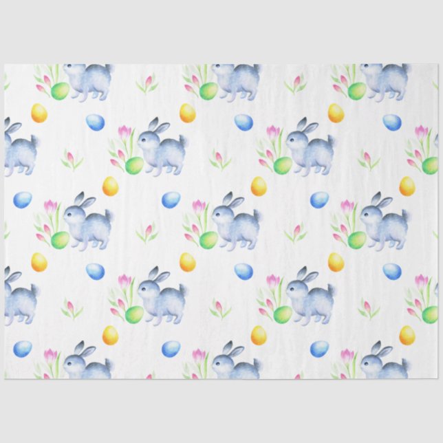 Papel De Seda Design da série Pintinhos páscoa 12 (Frente )