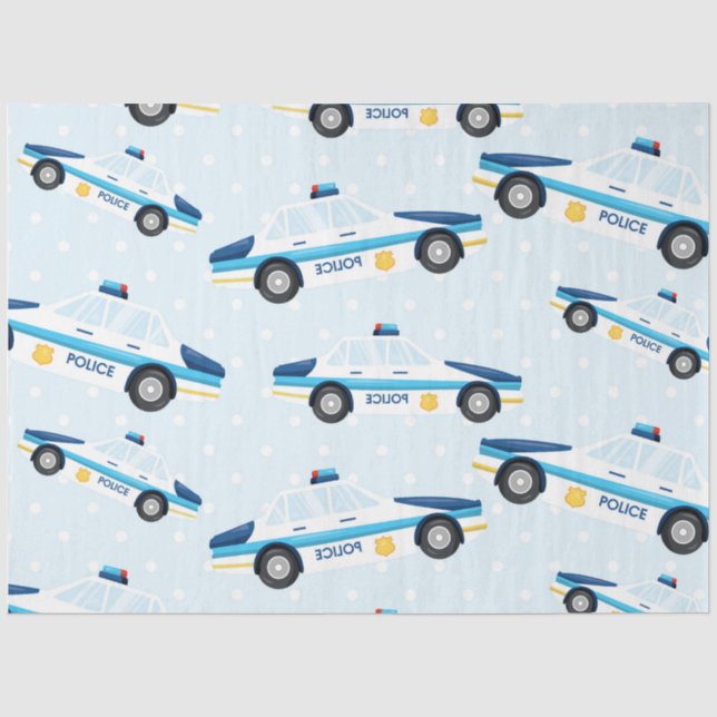 Papel De Seda Design da Série Policial 7 (Frente )
