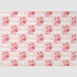 Papel De Seda Design da série rosa e Dourada 14