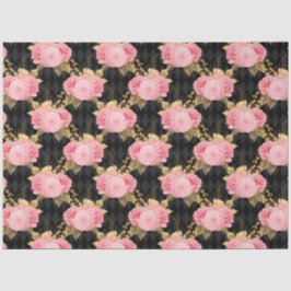 Papel De Seda Design da Série Rosa e Dourado 10