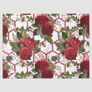 Papel De Seda Design da série Rosa vermelha Bee 49