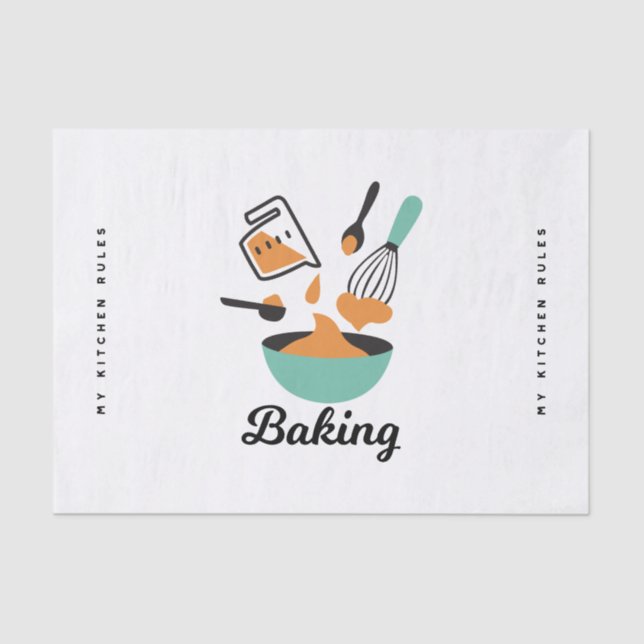 Papel De Seda Design De Baking Para Boladores (Frente )