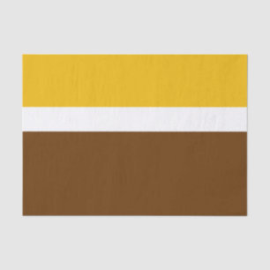 Papel De Seda Design de Bloco de Cor Marrom-claro amarelo