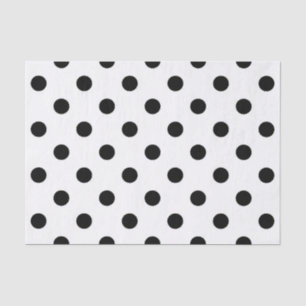 Papel De Seda Design de Bolinhas de de Fundo Branco