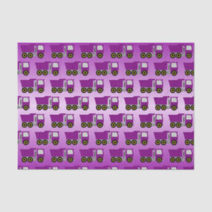 Papel De Seda Design de caminhão roxo