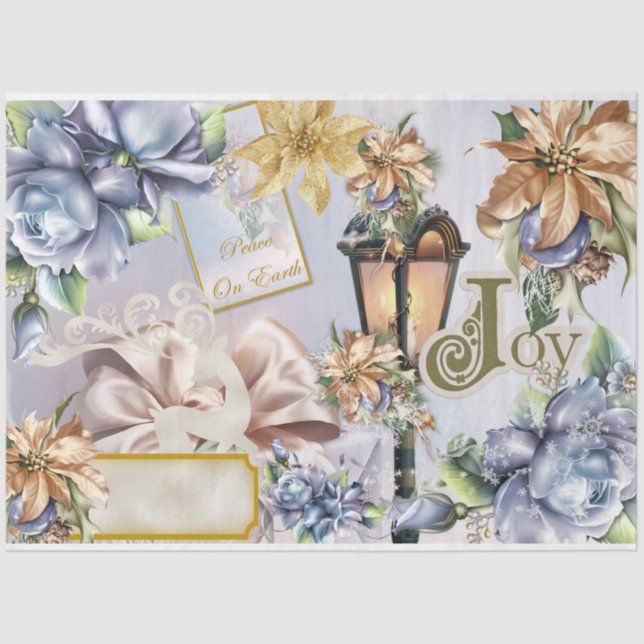 Papel De Seda Design de Colagem de Quatro Assentos Série 4 (Frente )