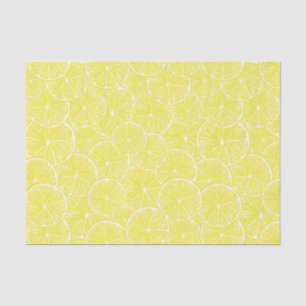 Papel De Seda Design de fatias de limão