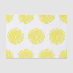 Papel De Seda Design de fatias de limão